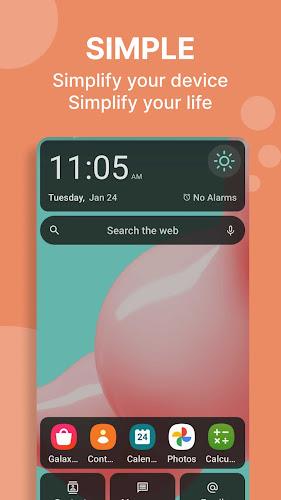 Easy Homescreen ဖန်သားပြင်ဓာတ်ပုံ 0