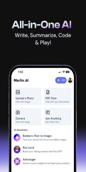 Merlin - Chat with AI Zrzut ekranu 0