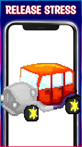 Schermata Cars Pixel Art Color by Number 1