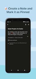 Notes - Pin to notification Ekran Görüntüsü 1