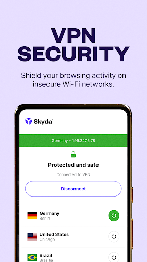 Skyda - Chats & VPN Captura de pantalla 3