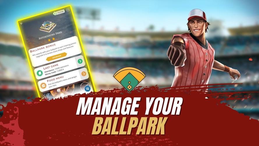 Astonishing Baseball Manager Captura de pantalla 3