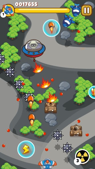 Sky Raiders - Battle Wars Mod স্ক্রিনশট 0