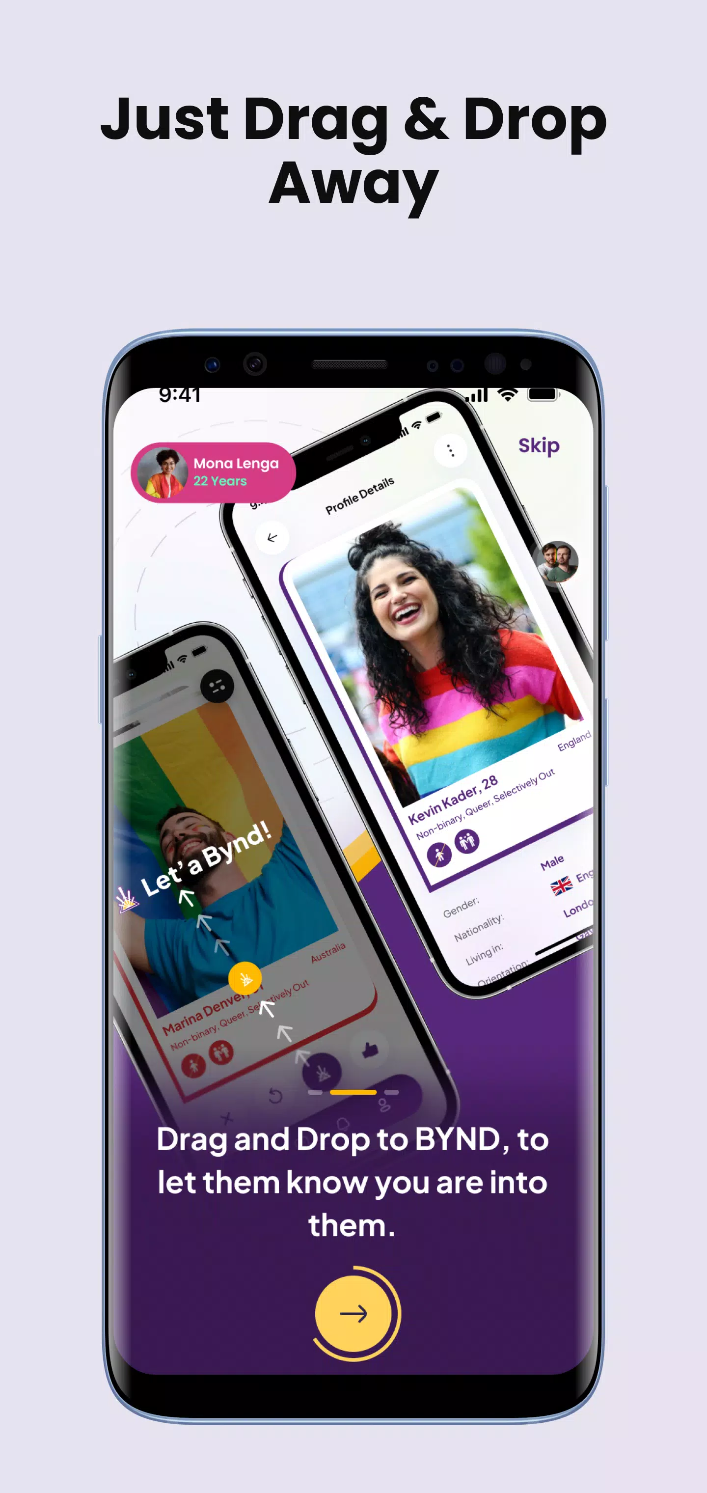 Byndr Social ဖန်သားပြင်ဓာတ်ပုံ 2