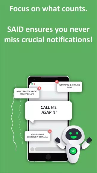 SAID - Smart Alerts ဖန်သားပြင်ဓာတ်ပုံ 2