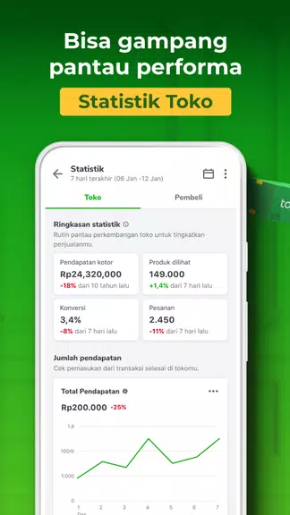 Tokopedia Seller Ảnh chụp màn hình 3