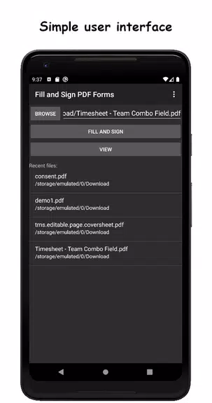 Fill and Sign PDF Forms 螢幕截圖 0