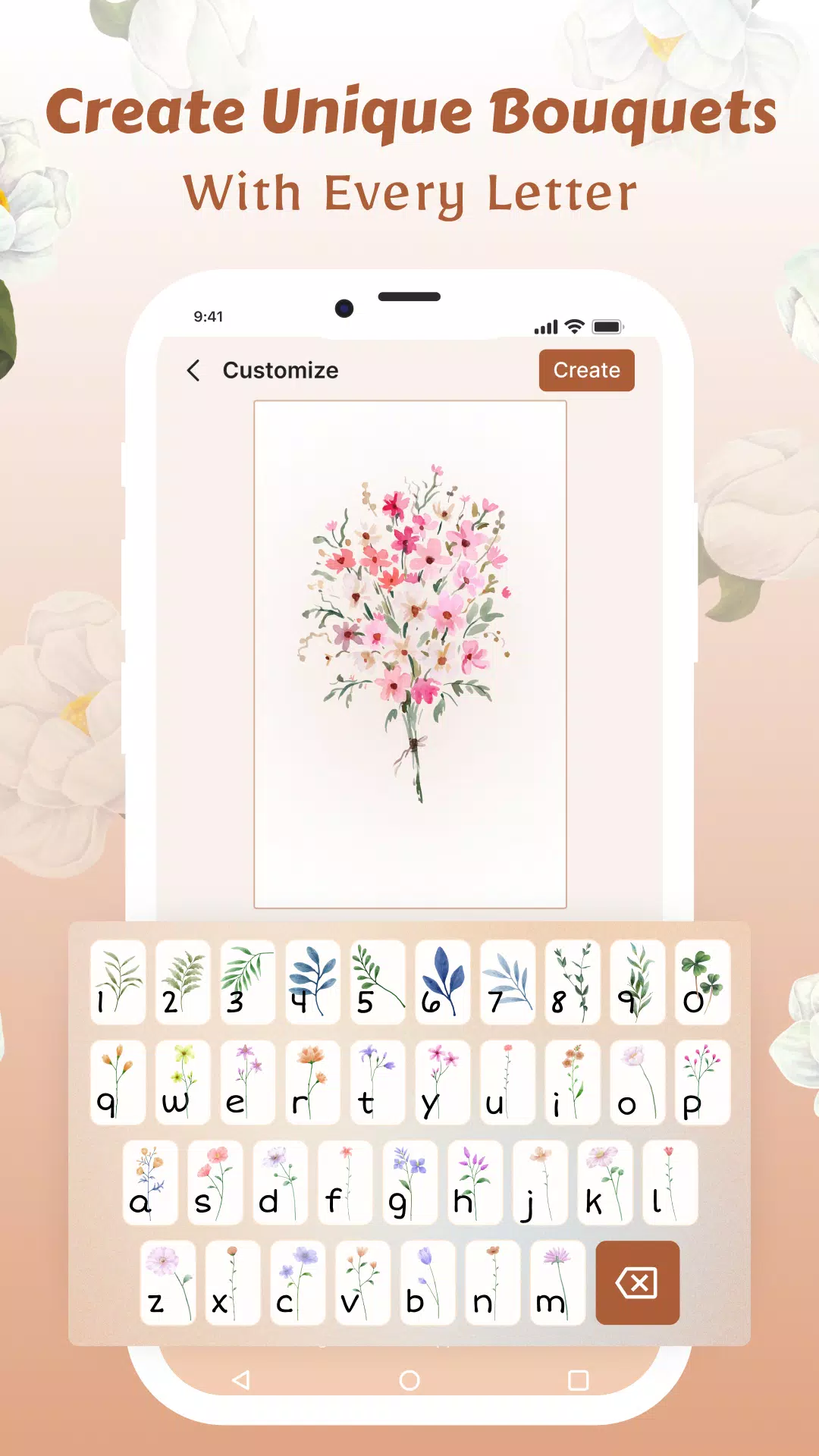 Schermata Flower Language Wallpaper DIY 0