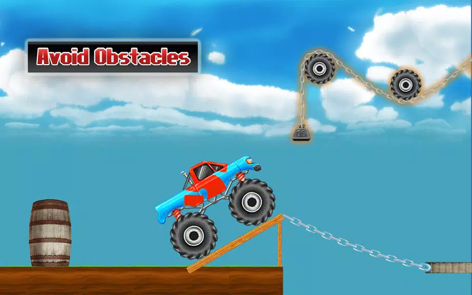 Rope Bridge Racer Car Game Tangkapan skrin 0