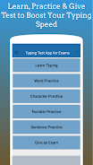 Typing Test App for Govt Exams Zrzut ekranu 0