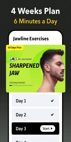 Jawline Exercises - Face Yoga Capture d'écran 0