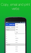 Italian Verb Conjugator Schermafbeelding 3