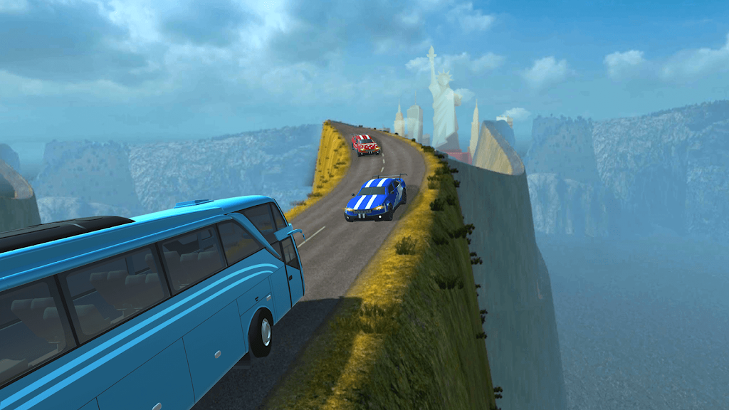 Risky Roads Bus Driver Offroad Screenshot 1