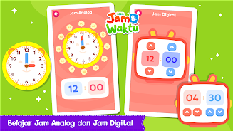 Belajar Jam & Waktu ภาพหน้าจอ 2