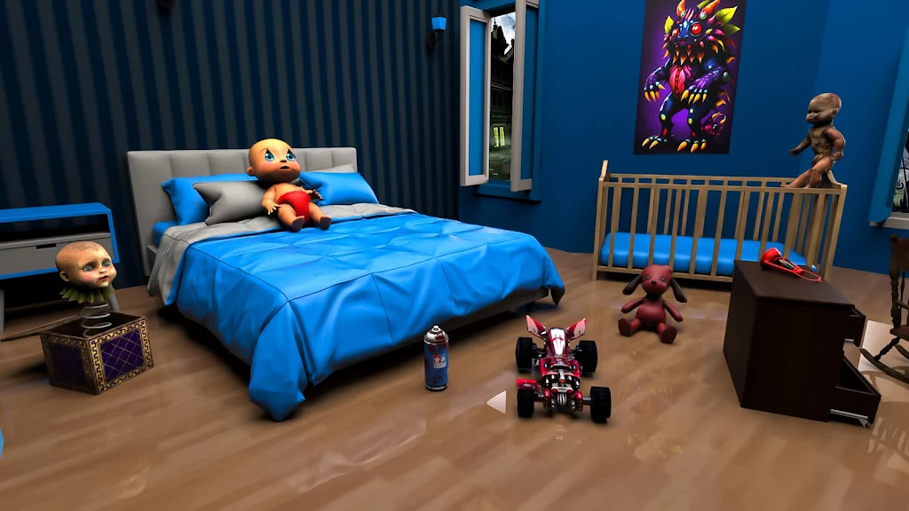 Scary Baby: Haunted House Game Screenshot 0