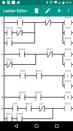 PLC Ladder Simulator ภาพหน้าจอ 0