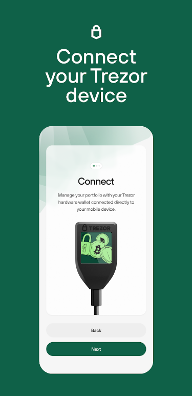 Trezor Suite Lite Capture d'écran 3