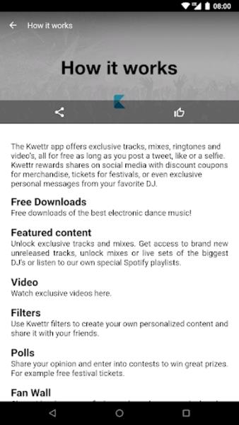 Kwettr ภาพหน้าจอ 3