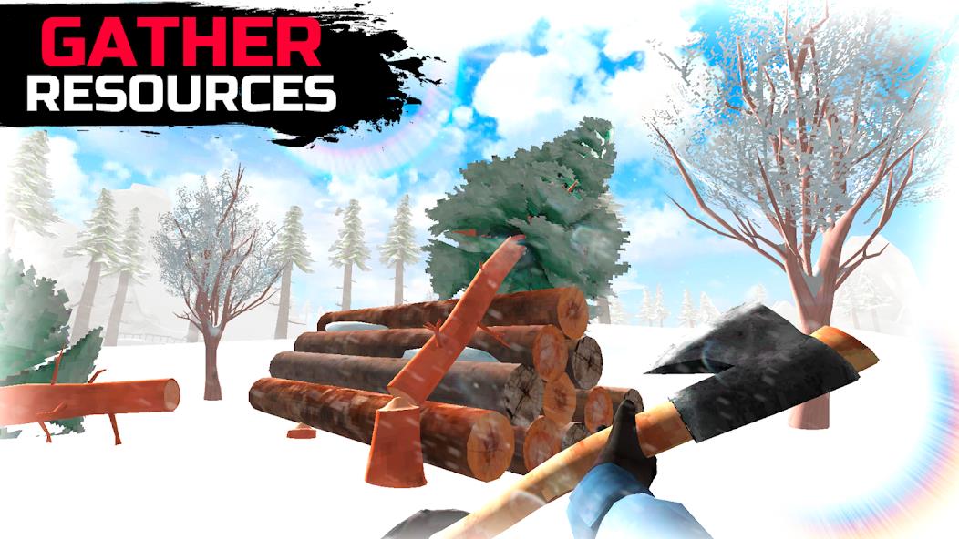 WinterCraft: Survival Forest Mod Ảnh chụp màn hình 3