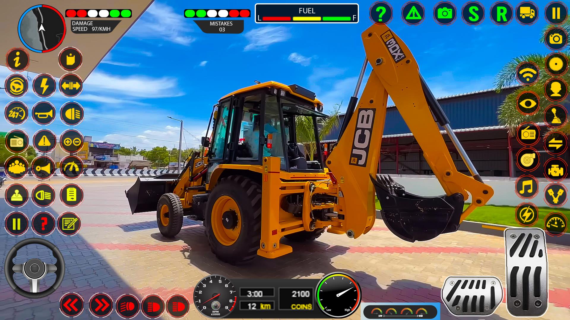 JCB Construction Excavator Sim Tangkapan skrin 1