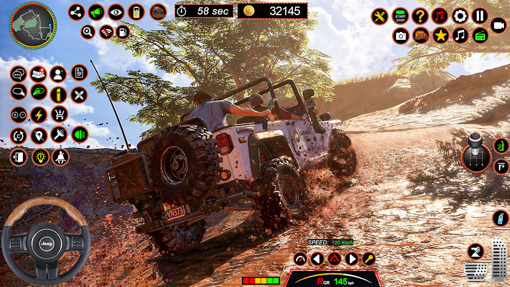 4x4 Jeep Driving Offroad Games Ảnh chụp màn hình 3