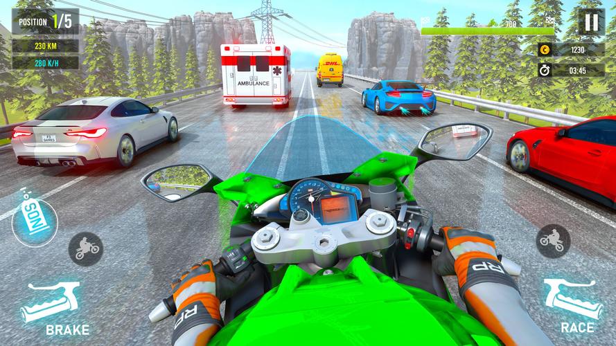 Moto Traffic Bike Race Game 3d Captura de pantalla 3