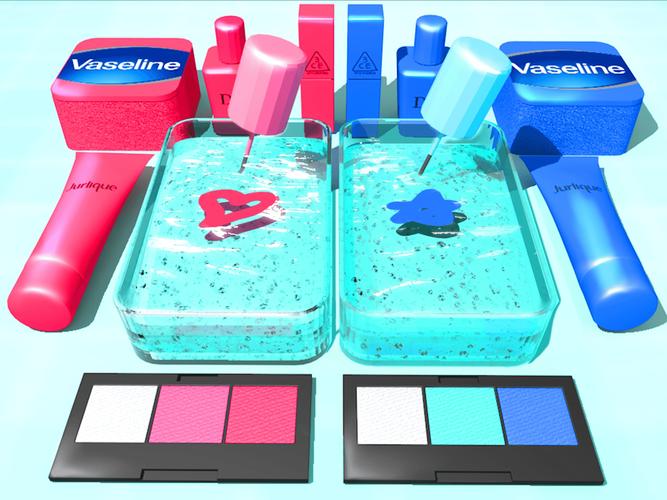 Makeup Slime Fidget Toys Games スクリーンショット 0