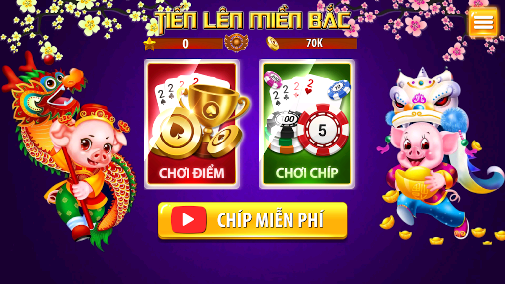 Tien Len Mien Bac - Tien Len Dong Chat Dong Mau Screenshot 0