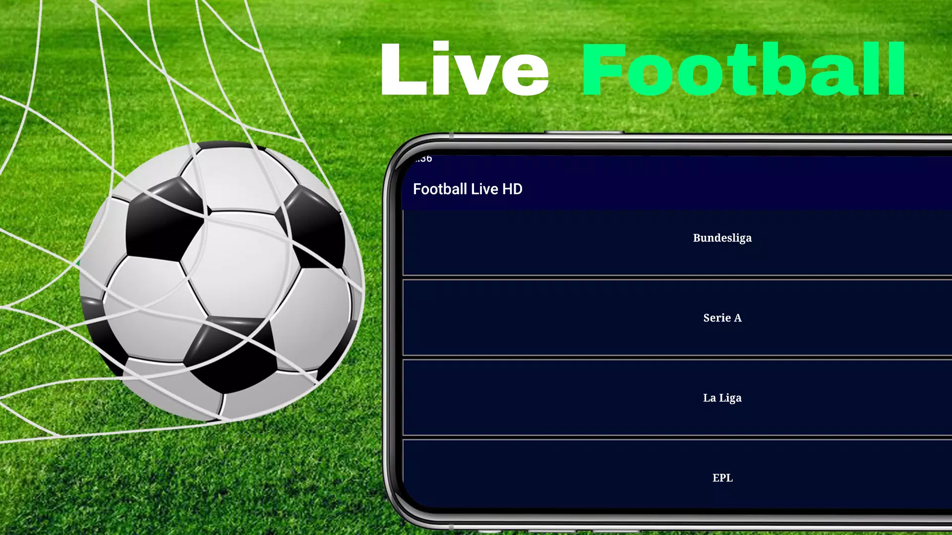 Football Live TV HD应用截图第0张