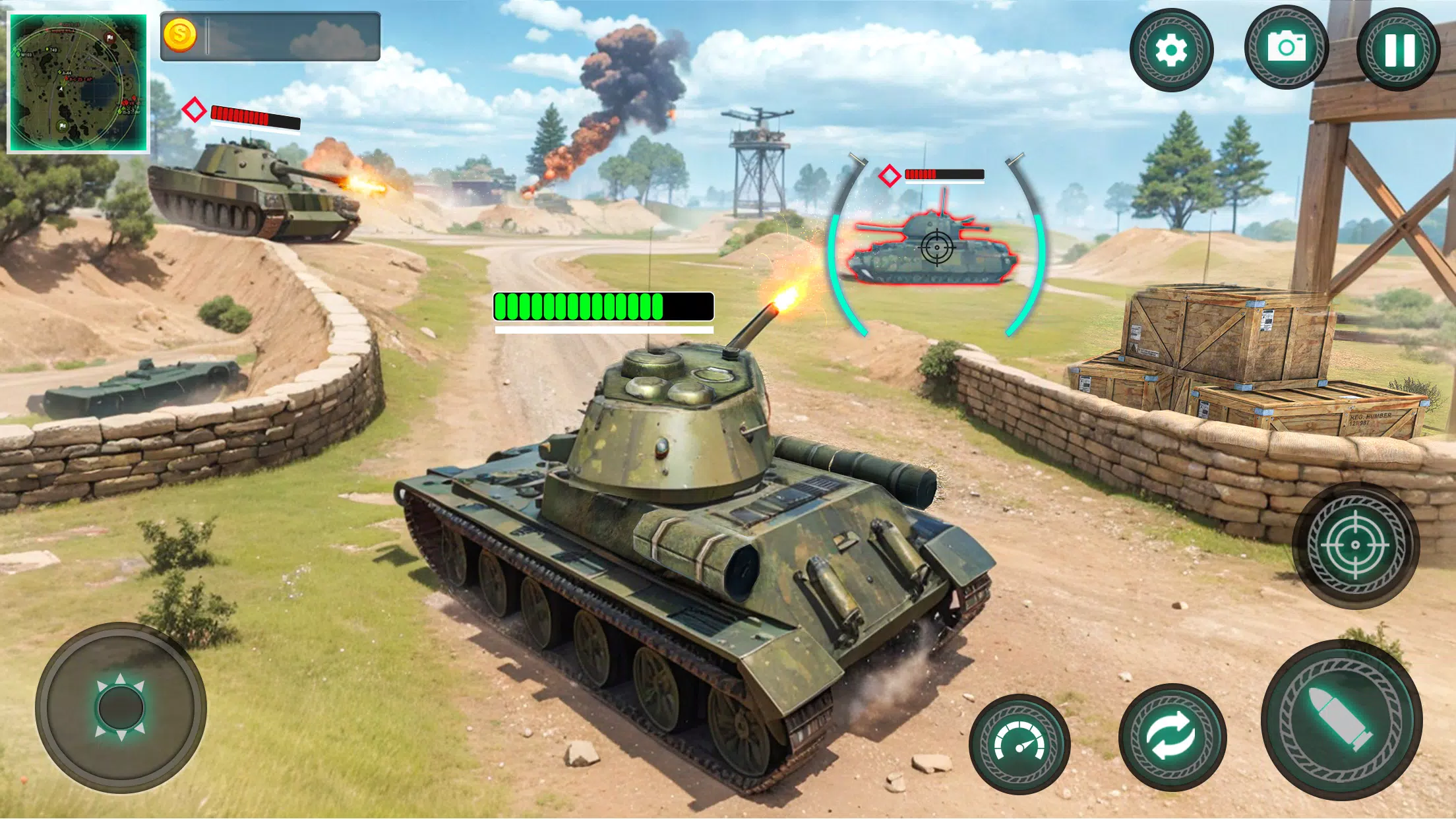 Military Tank War Machine Sim应用截图第2张
