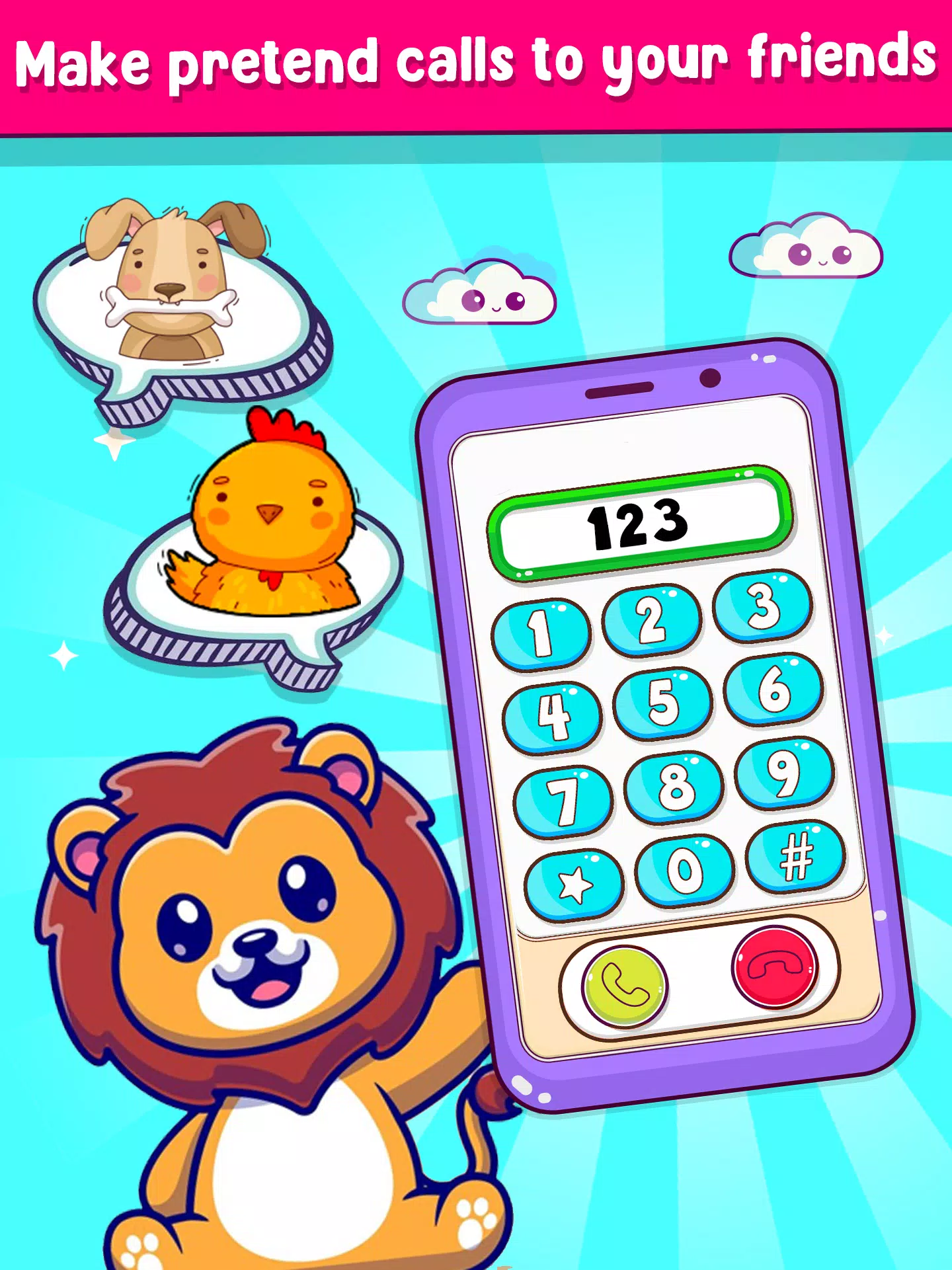 Musical Toy Phone Mobile Games 螢幕截圖 0