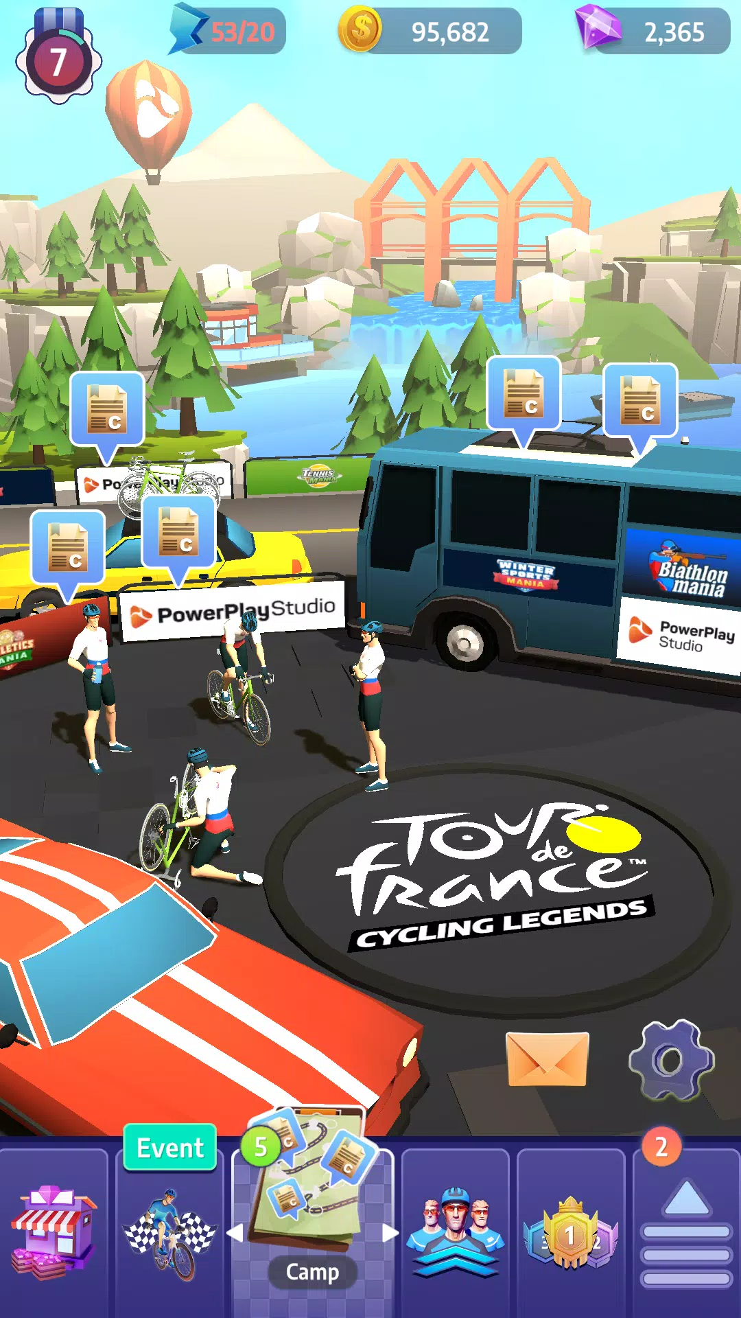 Tour de France Cycling Legends 螢幕截圖 0