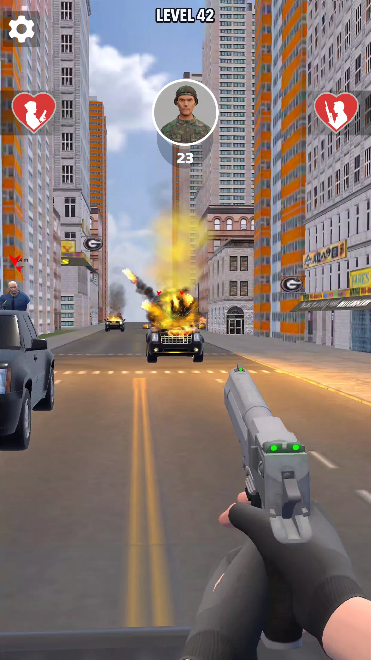 Mr and Mrs Shooter: City Hunt 스크린샷 2