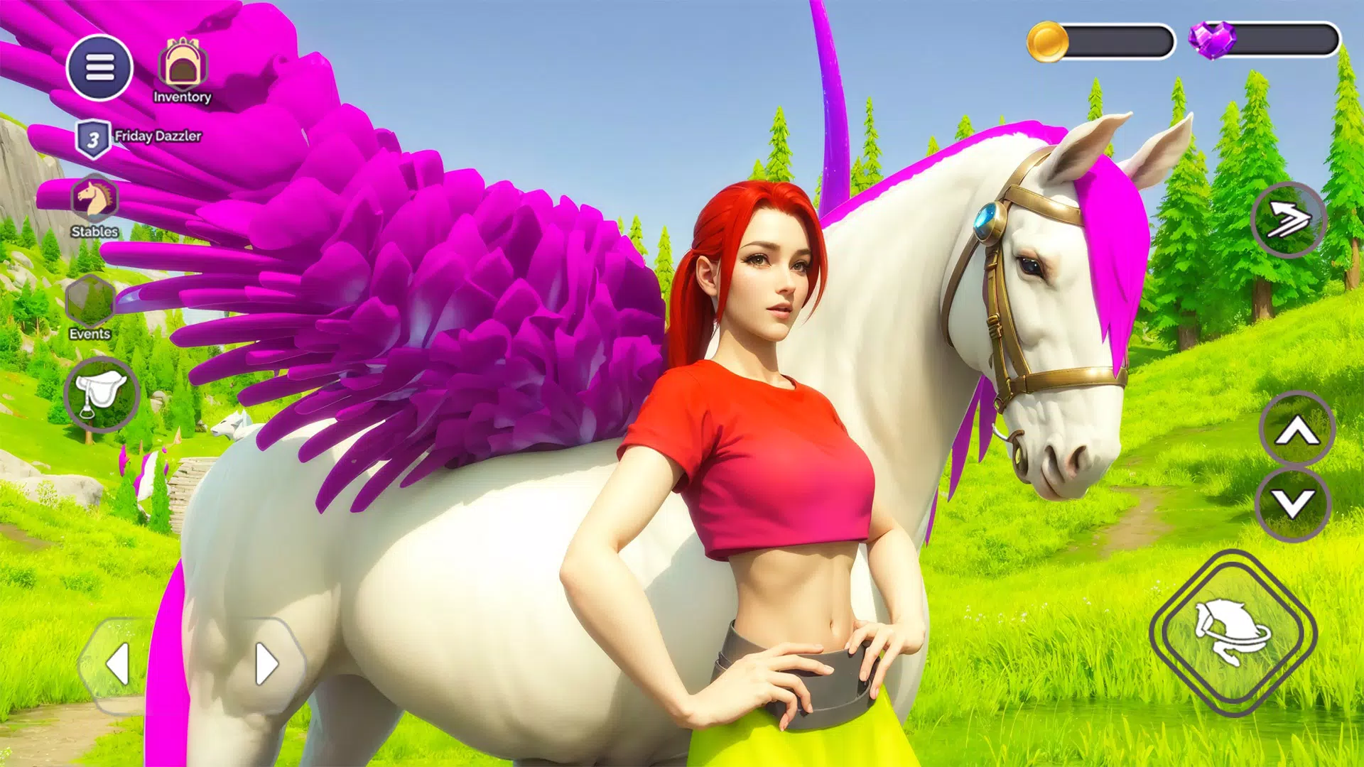 My Flying Unicorn Horse Game Screenshot 0