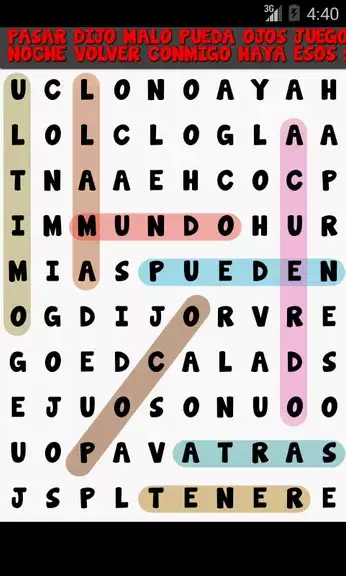 Schermata Word Search multilingual 3