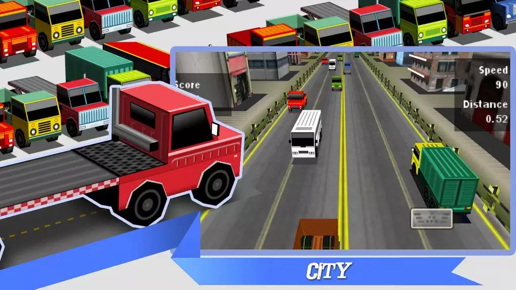 Truck Traffic Racing3D 螢幕截圖 2