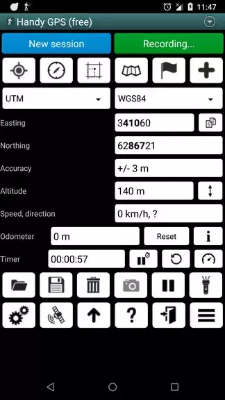 Handy GPS lite স্ক্রিনশট 0