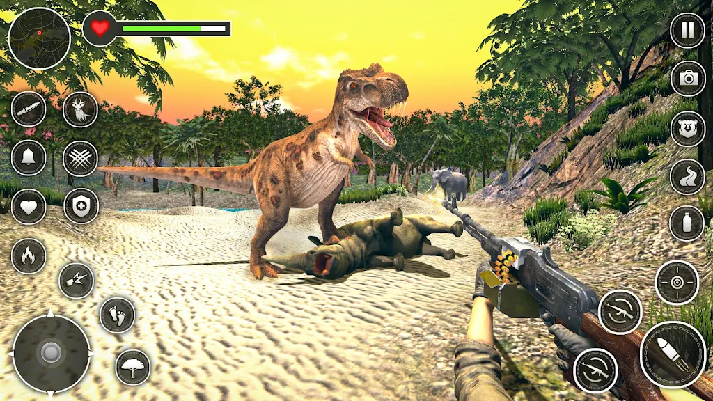 Dinosaur Hunter 3D Game Скриншот 2