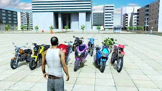 Indian Bike Driving Games 3D Schermafbeelding 1