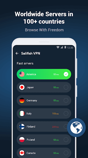 SailfishVPN - Fast, Secure VPN Captura de tela 1