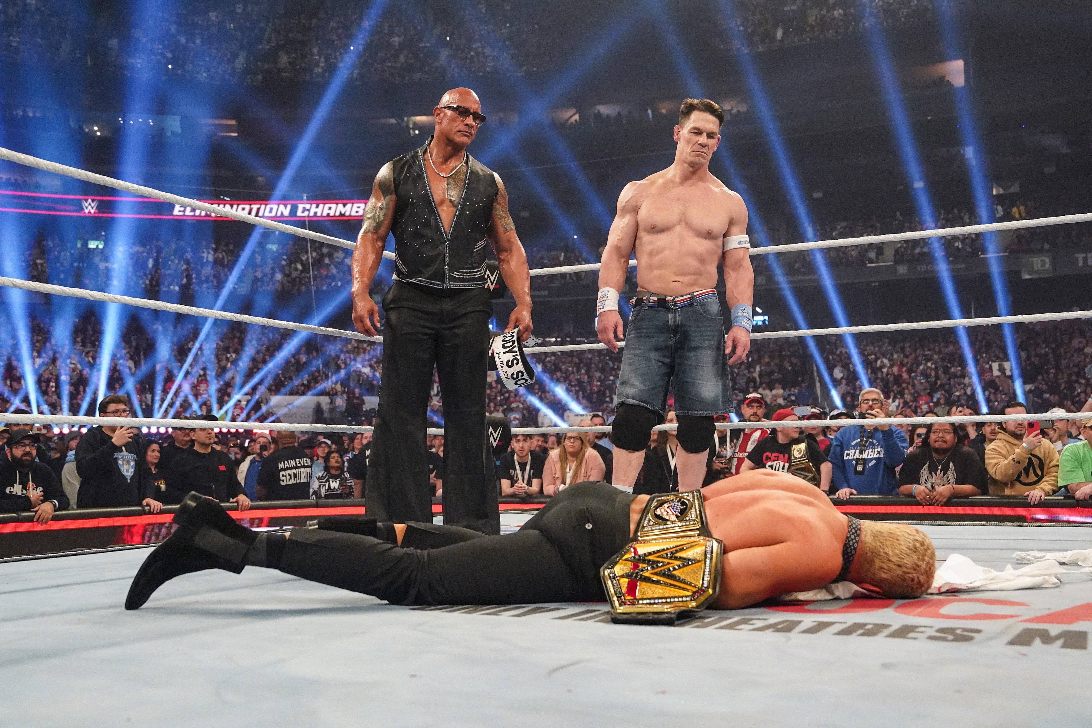 John Cena sebagai lelaki jahat WWE. Foto oleh Rich Freeda/WWE melalui Getty Images.