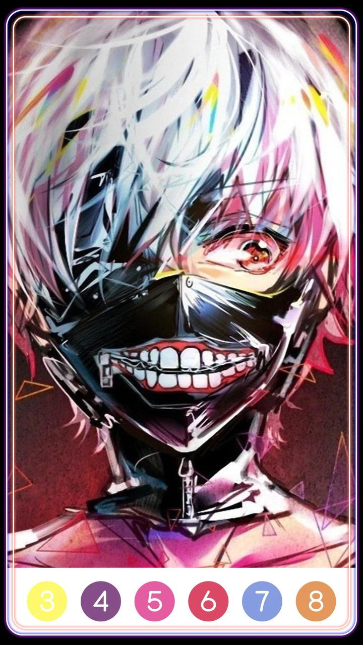 Tokyo Ghoul Paint by Number スクリーンショット 2