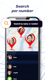 Live Mobile Number Locator App ဖန်သားပြင်ဓာတ်ပုံ 1