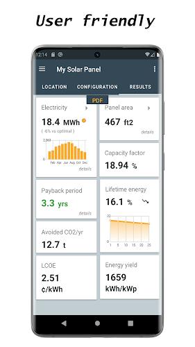 My Solar Panel Lite Captura de pantalla 1