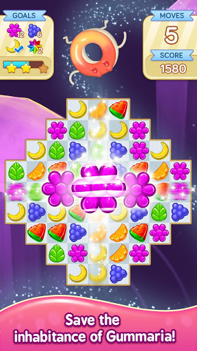 Gummy Gush: Match 3 Puzzle Tangkapan skrin 0