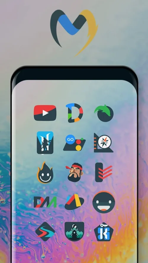 Material UI Dark Icon Pack Screenshot 2