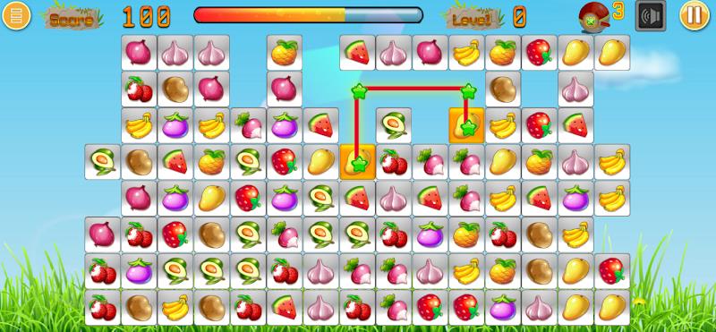 Link fruits - fruit match pair Ảnh chụp màn hình 0