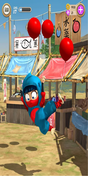 Clumsy Ninja Mod Tangkapan skrin 1