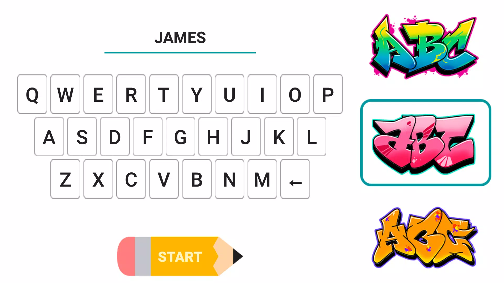 Draw Graffiti - Name Creator 螢幕截圖 0