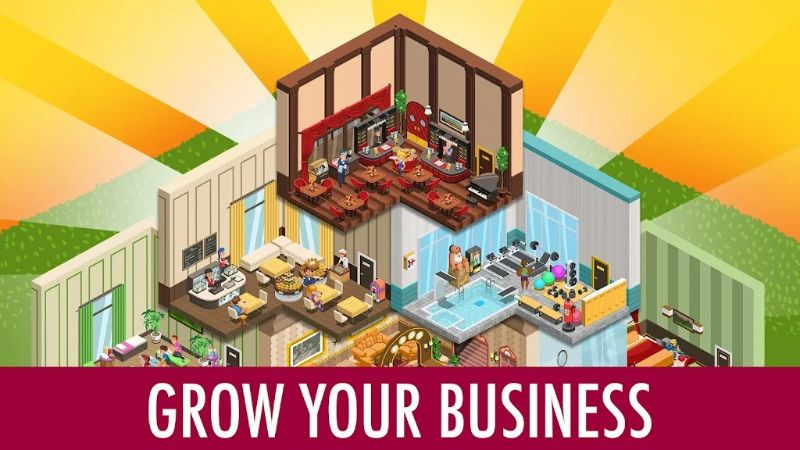 Hotel Tycoon Empire: Idle game スクリーンショット 1